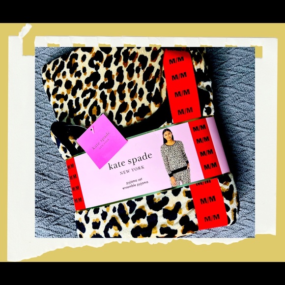 KATE SPADE LEOPARD SLEEP WEAR - Picture 2 of 2